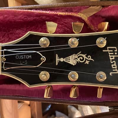 Gibson  CUSTOM L-5 CES Natural / Master Model 1990  James Hutchins Signed Natural image 4