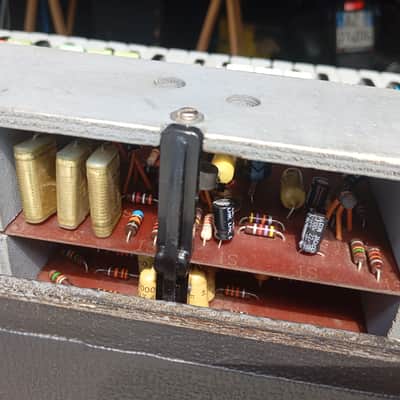 Farfisa Combo Compact 61-Key Organ 1964 - 1968 - Red with Black-White / White-Black Keys image 7