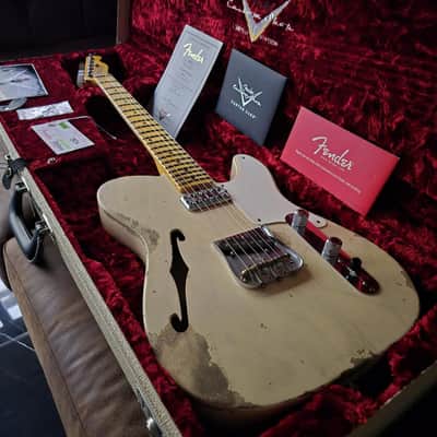 Fender Fender Custom Shop LTD Heavy Relic Caballo Tono Ligero Telecaster in Dirty White Blonde 2016 - Heavy Relic image 10