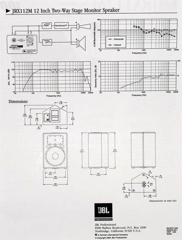 JBL JRX-112M 12