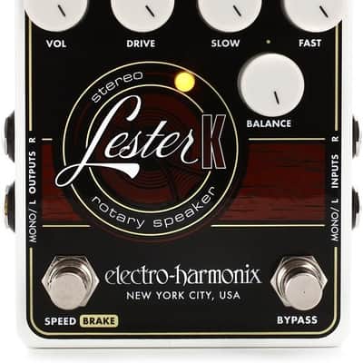 NEW! Electro-Harmonix Lester K - Stereo Rotary Speaker White w/ Black Art FREE SHIPPING! image 1