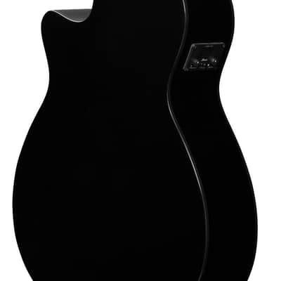 Ibanez AEG5012BK 12-String Acoustic Electric Guitar, Black High Gloss image 2