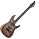 Schecter Reaper 6 - Ebony/Satin Charcoal Burst - 1500