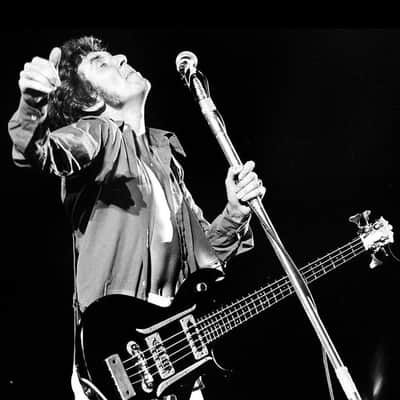 Zemaitis Custom Bass ex Ronnie Lane - The Small Faces 1970s Black image 1