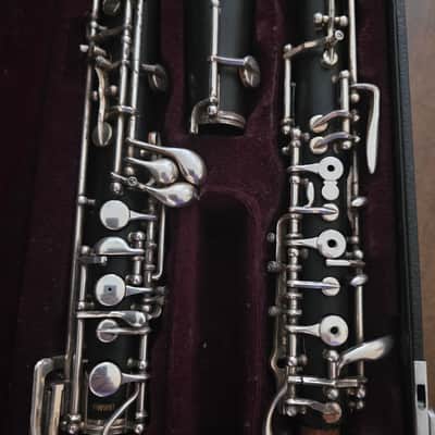 Vintage Yamaha Wood Oboe 411/441– Crack Free – Plays –  Left F image 3