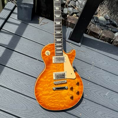 Gibson Les Paul Std. 80 Heritage Elite 1982 - stunning 43 year old crazy Quilted Maple Honey'burst Elite Museum Quality. image 2