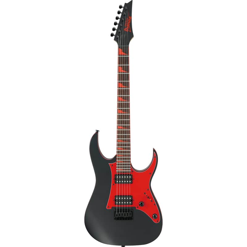 Ibanez GRG131DXBKF GIO RG Guitar - Black Flat image 1