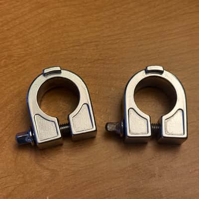 Pair of Genuine Pearl 7/8" Tom Arm Memory Locks image 3