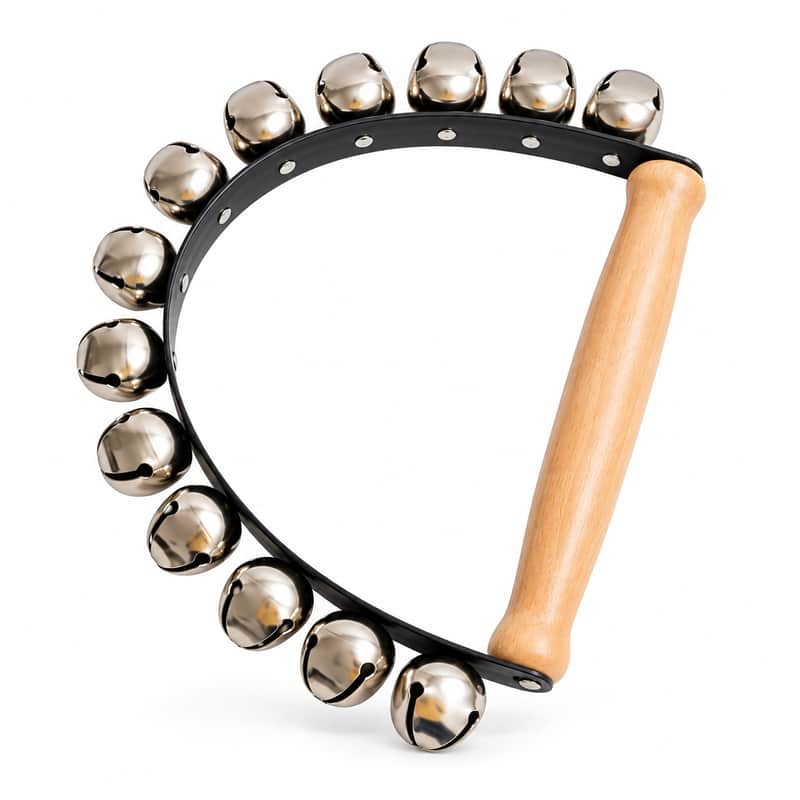 Perfekt Gear 13-Bell Curved Handheld Sleigh Bells