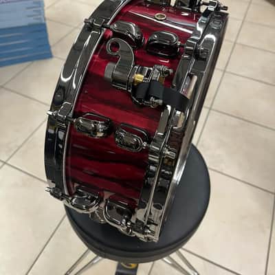 Tama MBSS55 Starclassic Performer 5.5x14" Snare Drum 2023 - Present - Crimson Red Waterfall image 3