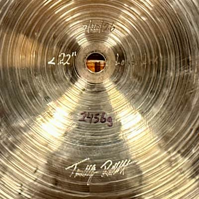 22" Timothy Roberts Landmark Ride Cymbal 2456g *Video* image 5