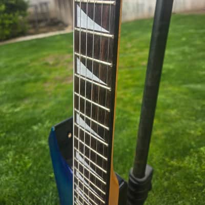 Jackson MIJ Warrior 2003 - 2004 - Transparent Blue image 3