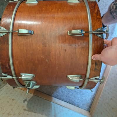 1972 Ludwig Double Bass Drum 6 piece Drum Set 3 Ply Bild 25