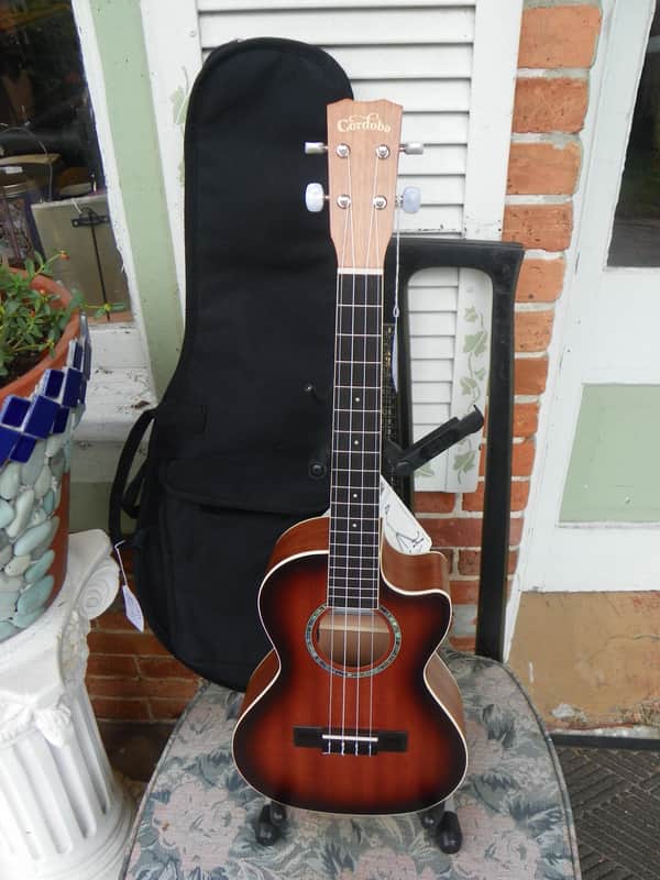 Cordoba 15TM-CE Mahogany Tenor Acoustic Electric Ac/El Ukelele Uke w Bag #2805 Mfg Refurb image 1