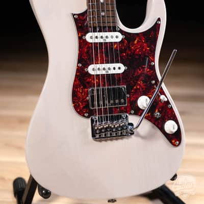 Ibanez AZ2204N Prestige HSS Guitar w/ Case – Antique White Blonde image 3