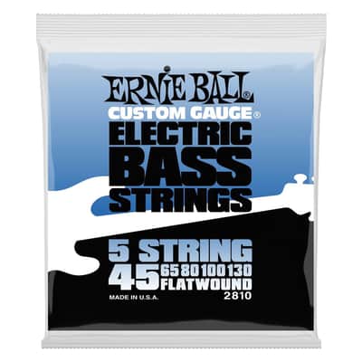 Ernie Ball 2810 Flat Wound 5-String Electric Bass Strings image 1