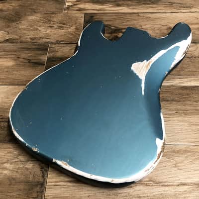 Made to Order - FRANCHIN Jupiter bass body Relic Aged 100% Nitro Lacquer COLOR OVER COLOR (Sunburst/ Black/ White/ Blue/ Green/ Yellow/ Red/ Pink/ Burgundy/ Purple/ Gold/ Silver, etc.) Basswood Poplar Precision-Bass Style Made in Italy image 16