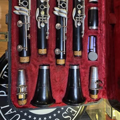 Boosey and Hawkes Imperial 926 Clarinet Bb and A Pair c1944 - Ebony image 2