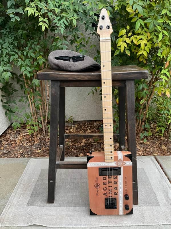 Cigar Box Guitar, 3-String Electric, ALR HT image 1