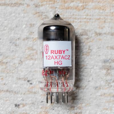 Ruby Tubes JJ ECC83S / 12AX7 HG Preamp Tube image 3