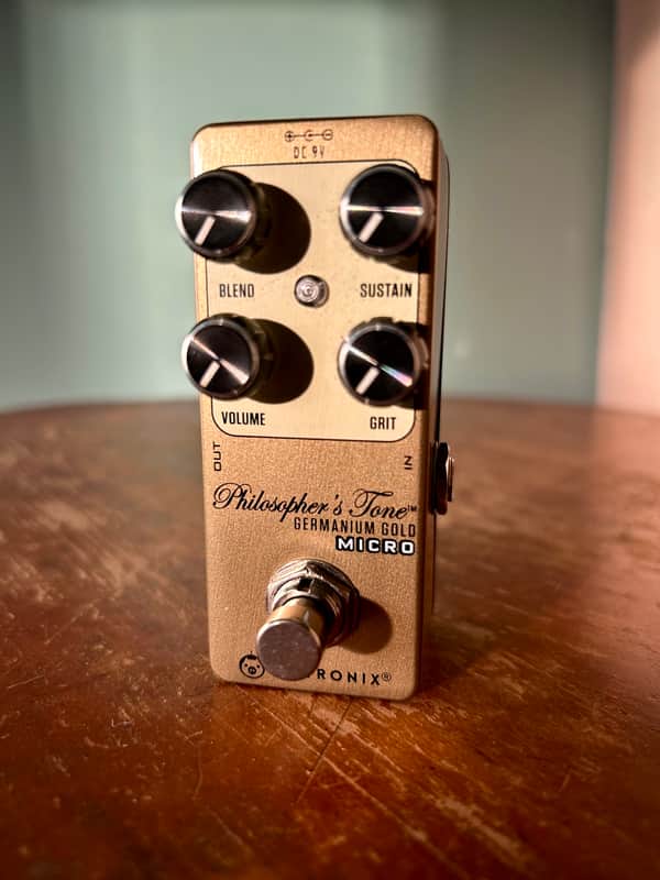 Pigtronix Philosopher's Tone Germanium Gold Micro Compressor 2010s - Gold image 1