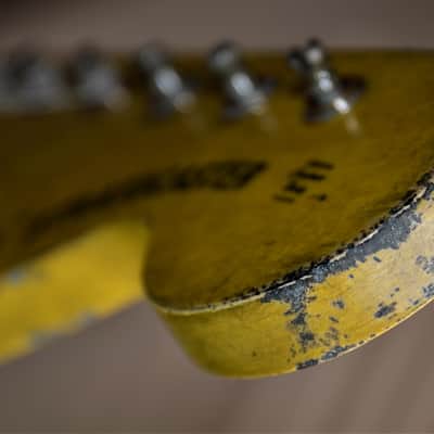 American Fender Stratocaster Custom Heavy Relic Lime Green Sparkle "Duncan Antiquities" image 8