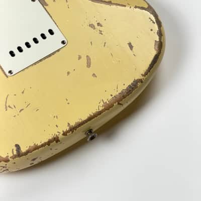 Fender CUSTOM SHOP STRATOCASTER 59 HEAVY RELIC RW V / TODD KRAUSE 2020 - Vintage White Heavy Relic image 20
