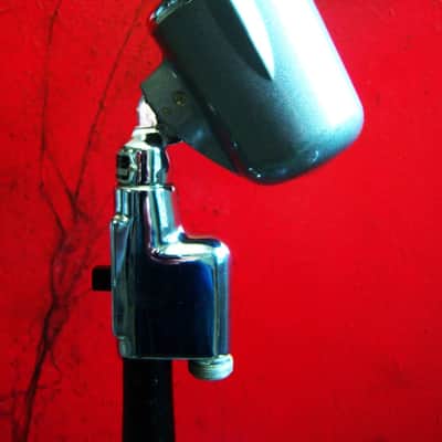Vintage 1940's Astatic N-80S Crystal microphone High Z w Astatic E6G stand harp mic HAM radio 10C 10D image 7