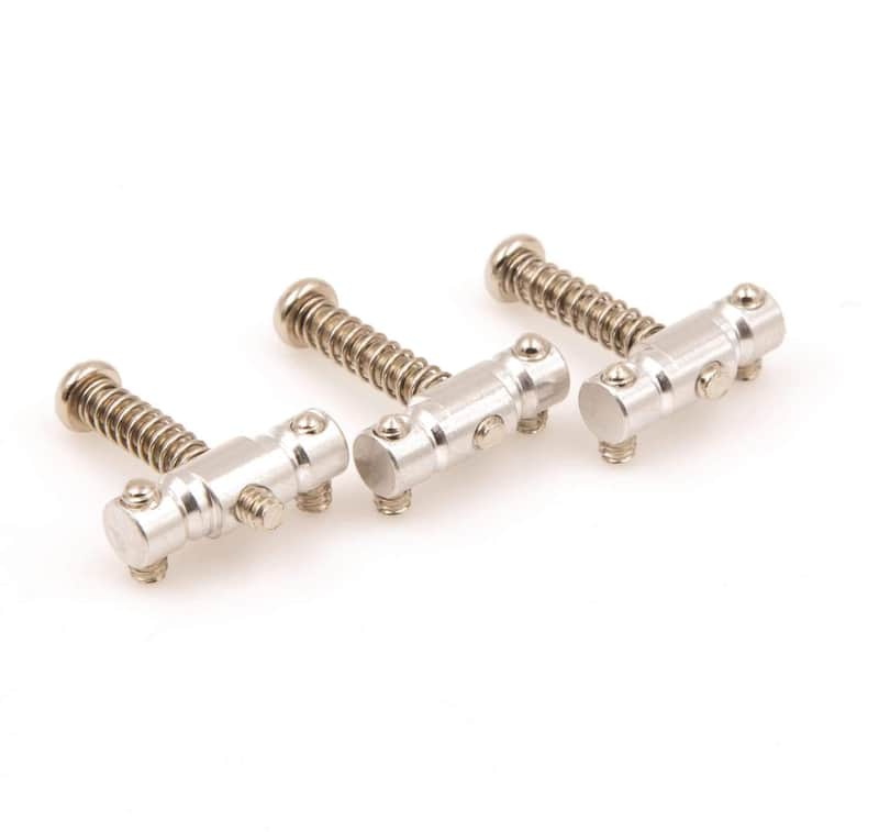 Tone Ninja Compensated Telecaster 1/4 Saddles (3), USA Made, Aluminum image 1