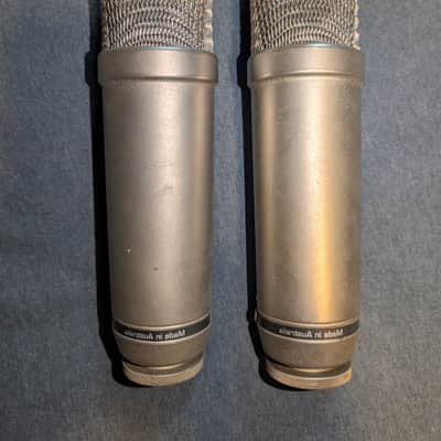 2 RODE NT1-A Large Diaphragm Cardioid Condenser Microphones 2002 - Present - Silver