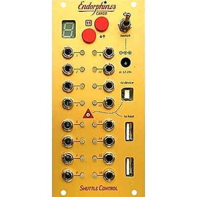 Endorphin.es Shuttle Control Eurorack USB/MIDI/CV Convertor Module (Gold) image 4