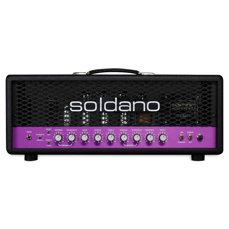 Soldano SLO-100 - Signed Purple Panel - Black Head image 1