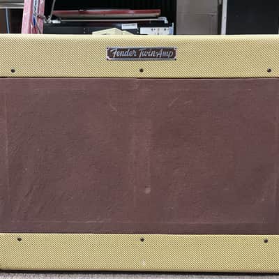 Fender 1957 Vintage Twin 5D8-A Guitar Tube Amplifier Combo - Reissue Chassis Re-Tweed Cabinet - Speakers from 1954 - Local Pickup Only image 1