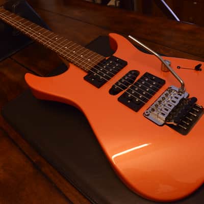 RARE Jackson USA Super Dinky SDK-1 Lambo Orange Pearl Kent Armstrong Floyd Rose Guitar SDK1 DK1 DK-1 image 10