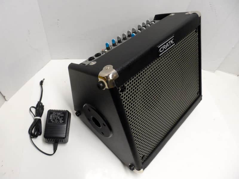Crate Taxi Limo Street Busk Guitar Amp/PA 50 Watt 2 channel 1x10 TX50D Battery Rechargeable Portable image 1