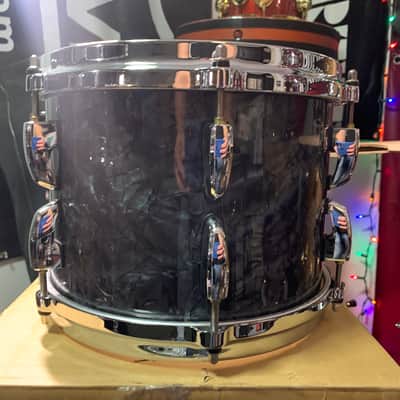 Pearl Masters 7” by 10” Tom Maple/Gum Series Tom w/OptiMount BLACK DIAMOND PEARL Excellent image 4