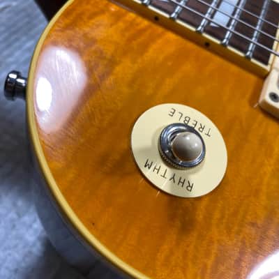 Epiphone Elitist Les Paul 2007 - Amber Burst - Hardshell Case Included image 12