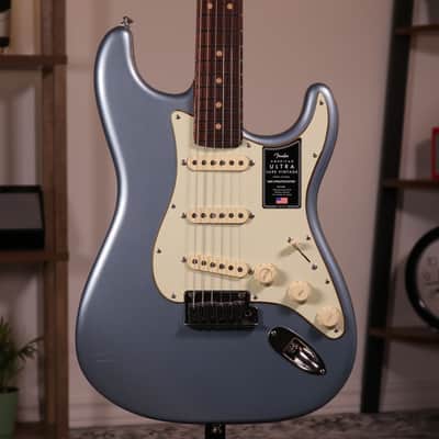 Fender American Ultra Luxe Vintage '60s Stratocaster - Rosewood Fingerboard, Ice Blue Metallic image 1