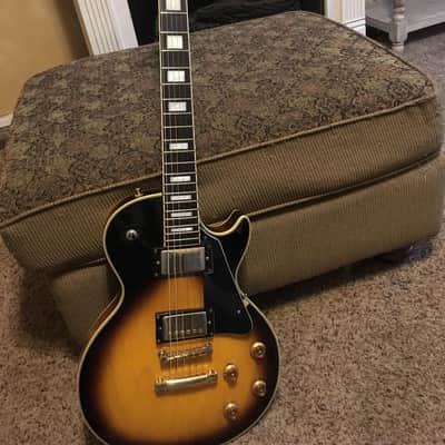 Samick Japan  Single Cutaway SCustom 1980's Tobacco Burst image 3