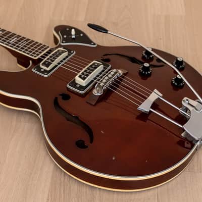 1970s Lyle 5102-T Vintage Hollowbody Electric Guitar, Japan, Matsumoku, Aria image 9