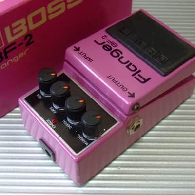 1982 Boss BF-2 Flanger w/ Original Box (Black Label) / MIJ Made in Japan image 2