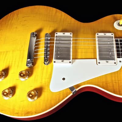 Gibson Les Paul 1958 Historic 58 Custom Shop CR8 Flame Top Chambered 2012 Lemonburst image 2