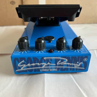 George Dennis Tremolo Volume pedal Optical Control 90s - Blue Czech made in Excellent Condition image 7