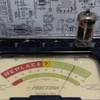 RCA 5687 Black Plate Matched Quad - 1960s NOS | Audio Driver image 11