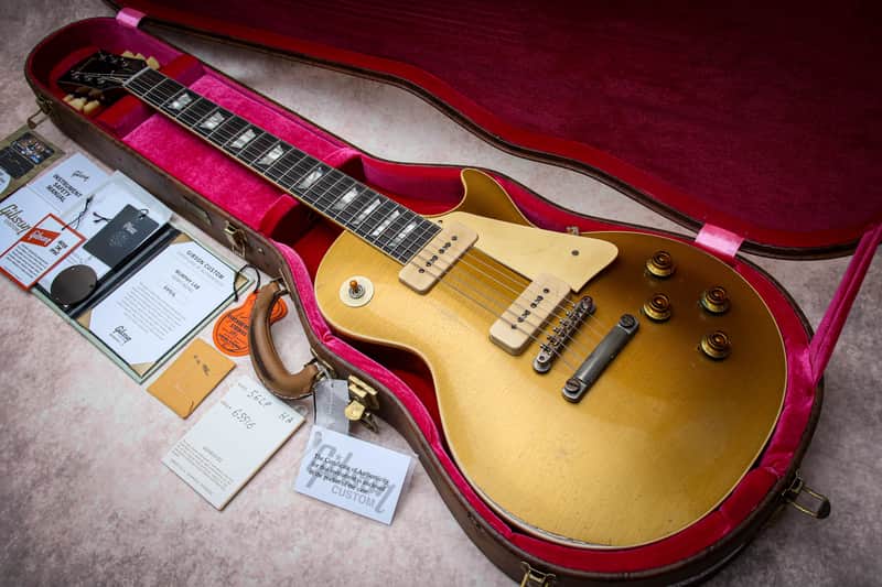 GIBSON USA Custom Shop 56 Reissue Les Reissue Paul Murphy Lab Hvy Aged "Goldtop" (2026) image 1