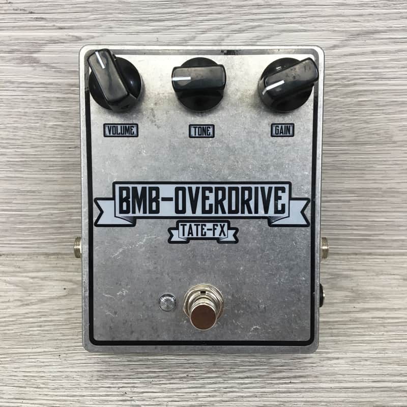 Tate-FX BMB Overdrive Pedal Brexit Means Brexit Silver Metal image 1