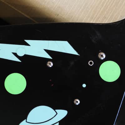 Danelectro Teardrop Bellzouki 7010 2 Pickup Electric Guitar Black Space + HSC image 13