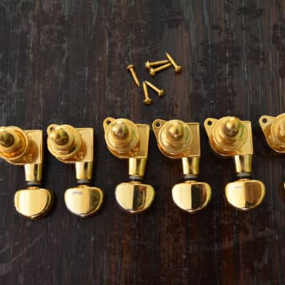 GUITAR TUNING HEADS:  PRS, Ibanez, etc  2000s 2010s - Chrome, gold image 5