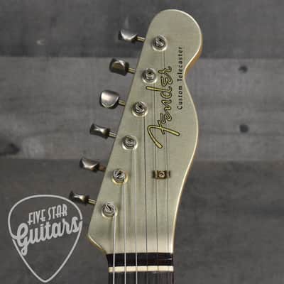 Mint Fender Custom Shop 60s Reverse Telecaster Journeyman Relic - Champagne Metallic (Journeyman Relic) with custom shop hard shell case image 4