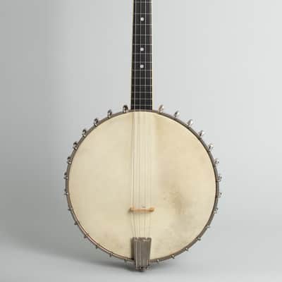 Vega Little Wonder Tenor Banjo (1922), ser. #54512, original black hard shell case. image 1